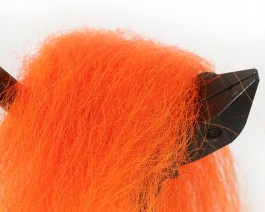 Natural Pike Hair, Hot Orange / 38